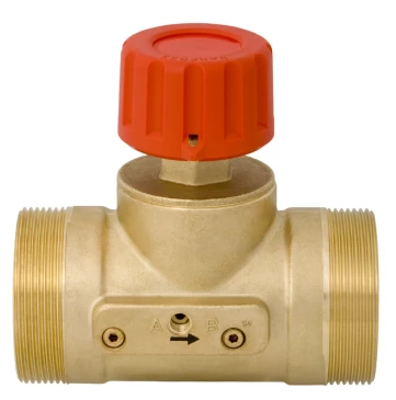 Клапан запорный Danfoss CDT 2 1/4″ Ду50 Ру16 Kvs=16м3/ч, латунный, наружная резьба, без ниппелей, рукоятка