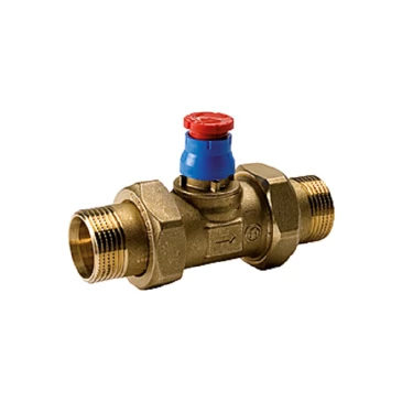 Клапан запорный GIACOMINI R291 3/4″ Ду20 Ру10 зональный двухходовой наружная резьба корпус - латунь