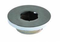 Заглушка 1/2"НР D=32 мм хромированная Заглушка 1/2"НР D=32 мм хромированная