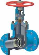 Задвижка 30лс15нж клиновая с выдвижным шпинделем, Корвет Ду80 Ру4