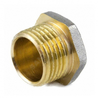 Заглушка 1/2" наружная резьба (латунная 15 мм) Заглушка 1/2" наружная резьба (латунная 15 мм)